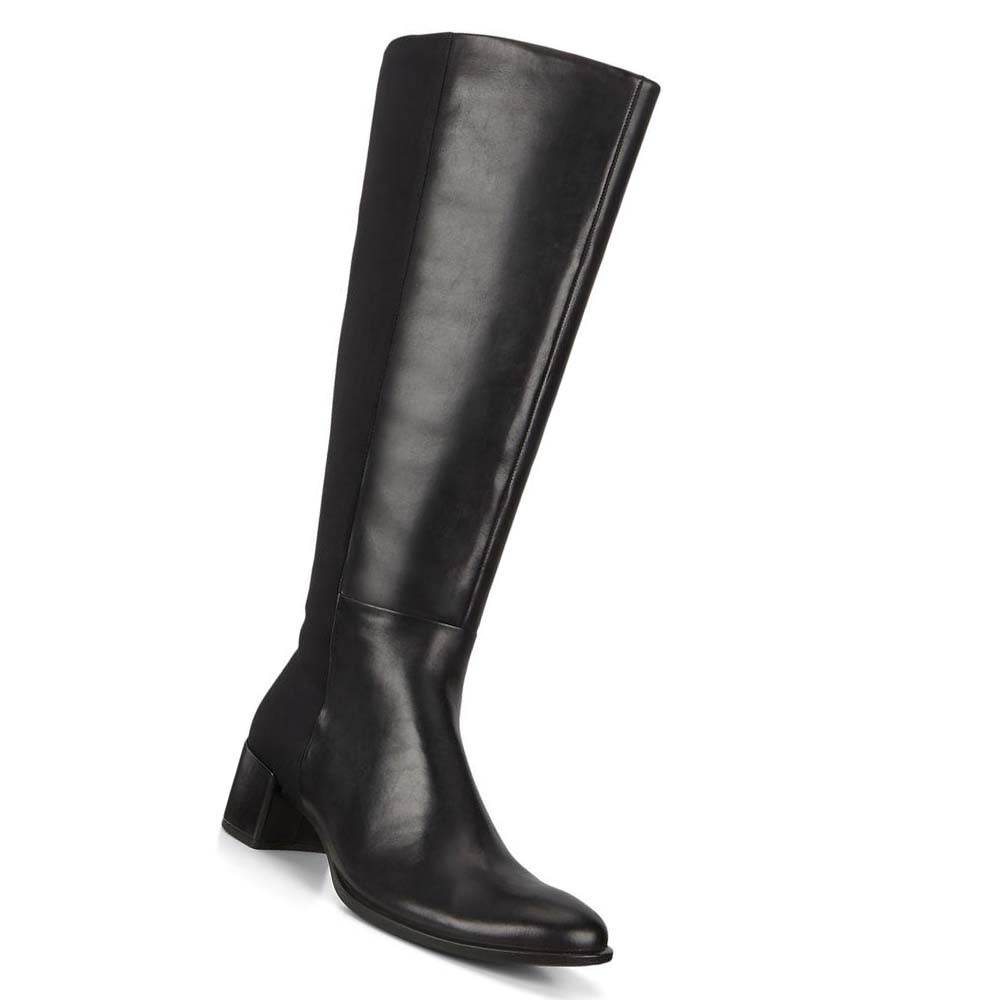 Ecco Shape 35 High-cut Block Støvler Dame Svarte | NO 26DFM